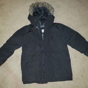 boys black Gap winter coat